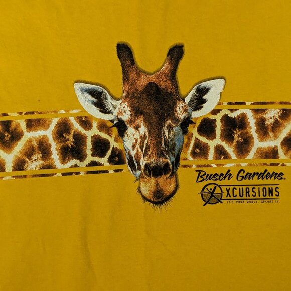 Vintage Busch Gardens Theme Park Xcursions Garaffi T Shirt Top Fruit of the Loom - Picture 2 of 8